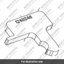 Restrictor Bracket, 72kW (T1240246)