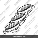 Transition Piece, 3 Cyl (T1240607)