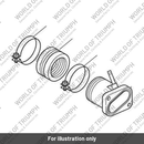 Adaptor, Carb to Head, Short (T1241900)