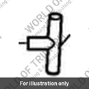 T-Piece, Evap System (T1242568)