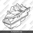 Intake, Manifold, Moulding (T1247001)