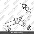 Hose, SAI, Feed (T1250197)