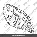 Clutch Cover Assy, Chromed (T1260322)
