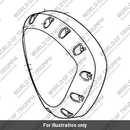 Alternator Cover, Chromed (T1260688)