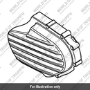 Sprocket Cover, Chrome (T1263006)