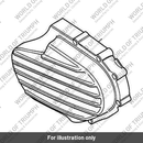 Sprocket Cover, Silver (T1263040)