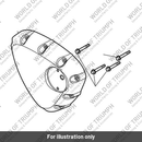 Alternator Cover, Chrome (T1267321)