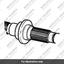Shaft, Damper, Threaded, M32 (T1270815)