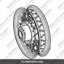 Rim, Front Wheel, 16 x MT3.5 (T2000184)