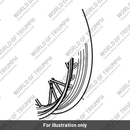 Rim, Front, 16 x 2.5, Black (T2000594)