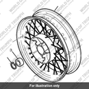 Rim, 17 x 3.5, 40 Spoke (T2010426)