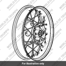 Rear Wheel Assy, Spoked, 17 x 4.25 (T2011005)