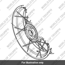 Spoke, Necked, 232, 4mm (T2011278)