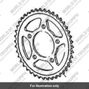 Sprocket, Rear, 42T, 520, Black (T2015224)