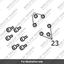 Cush Rubber Spares Kit (T2015452)