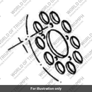 530 Chain, 112L, Spares Kit (T2017285)