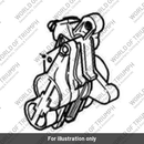 Caliper Assy, Front, LH (T2020285)