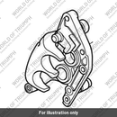 Bracket, Comp, LH (T2020378)