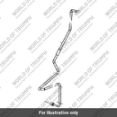 Brake Pipe, Front Master Cylinder (T2020447)