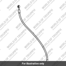 Brake Hose, Stainless, Front (T2020503)