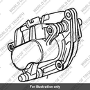 Caliper Assy, Front, RH (T2020546)