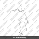 Hose, Modulator, Front Caliper (T2022027)