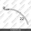 Brake Line, Fr M/Cyl to Modulator (T2022073)