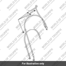 Brake Hose, Bridge, Front (T2022089)