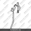 Brake Line, Front M/Cyl, Modulator (T2022099)