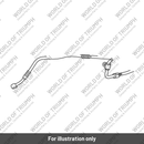 Brake Hose, Rear (T2022106)