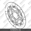 Disc Assy Front, Dia 320 (T2022113)