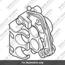 Bracket, Comp, LH (T2022217)