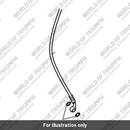 Brake Line, Front Caliper, RH (T2022293)