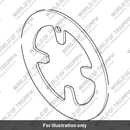 Rear Disc, 255mm (T2022340)