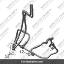 Brake Line, M/Cyl to Modulator, Rear (T2022463)