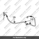 Brake Line, Rear, Modulator to Caliper (T2022507)