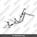 Brake Line, Rear M/Cyl to Modulator (T2022558)