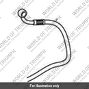 Brake Line, Modulator to Front M/Cyl (T2022702)