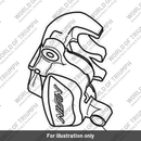 Caliper Assembly, LH (T2022728)