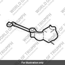 Bracket, Brake Line, Distributor (T2022956)