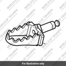 Grip, Brake Pedal, Single Side (T2023114)