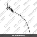 Brake Line, HS to RHS Cal, Front (T2023216)