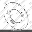 Disc, Rear, Dia 285 (T2023355)