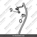 Brake Line, Modulator to Front Caliper, Low (T2023442)