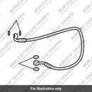 Brake Line, Front M/Cylinder to Modulator (T2023444)