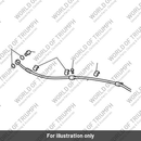 Brake Line, Modulator to Rear Caliper (T2023445)