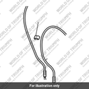 Brake Hose Bridge, Front (T2023448)