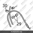 Brake Hose Bridge, Front (T2023449)