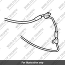 Brake Line, Front M/Cyl to Mod, Short (T2024711)
