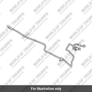 Brake Line, Modulator to Caliper, Rear (T2024744)